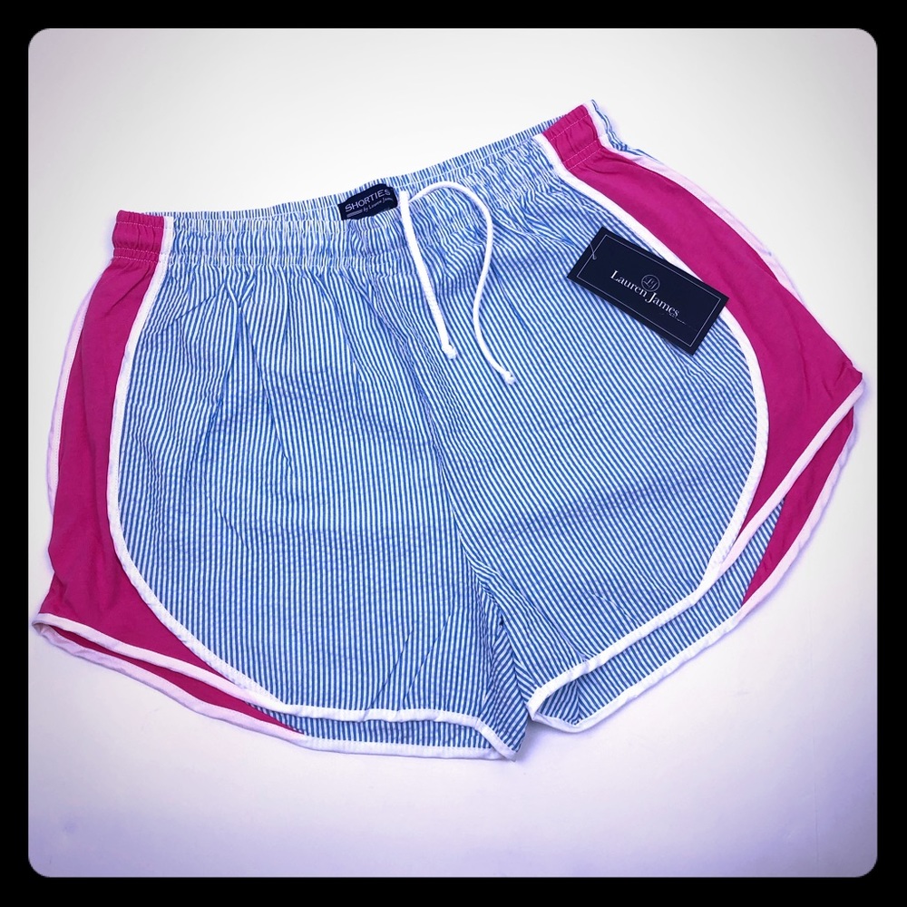 Lauren James Seersucker Shorties